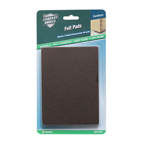 Nigrum Quadratum Felt Pede Pads