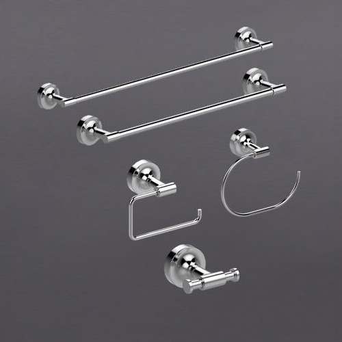 Chrome Plated Latrina Accessories Kit