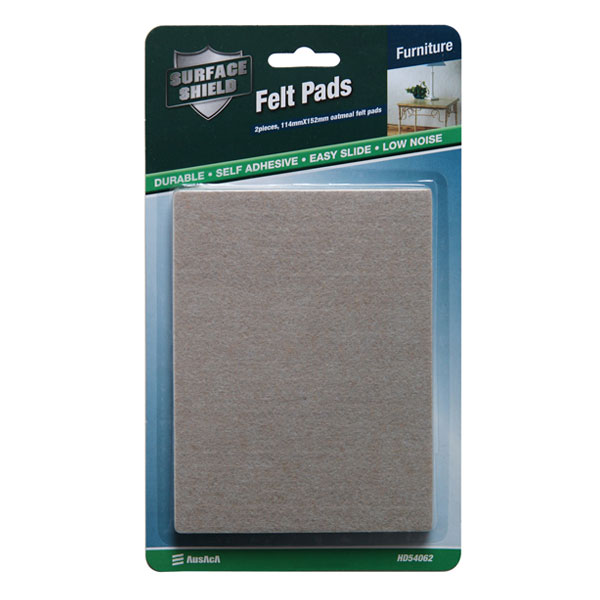 Rectangulum Felt pedites Pads